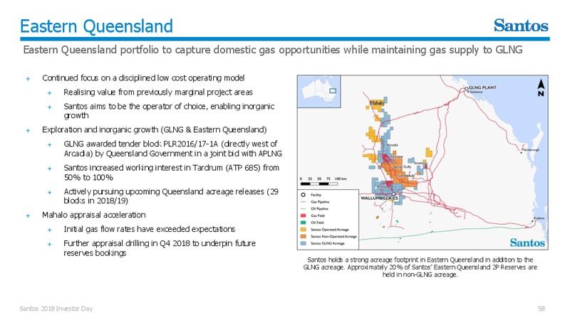 Investor Day 2018 – Santos Limited – slide 57