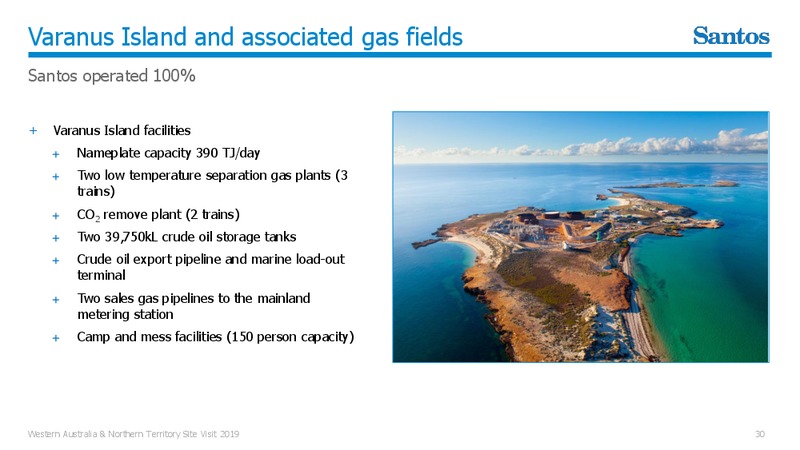 Western Australia and Northern Territory – Santos Limited – slide 29