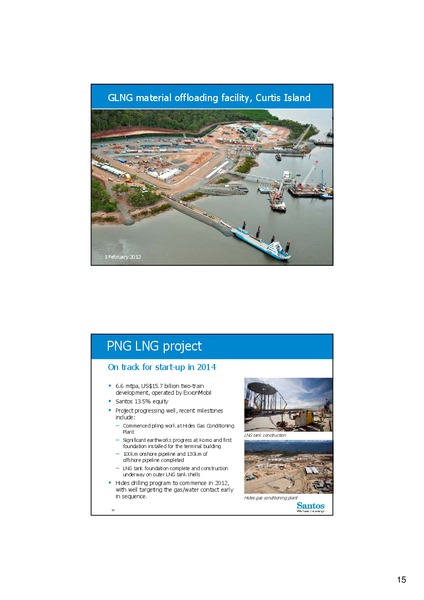 2011 Full Year Results – Santos Limited – slide 15