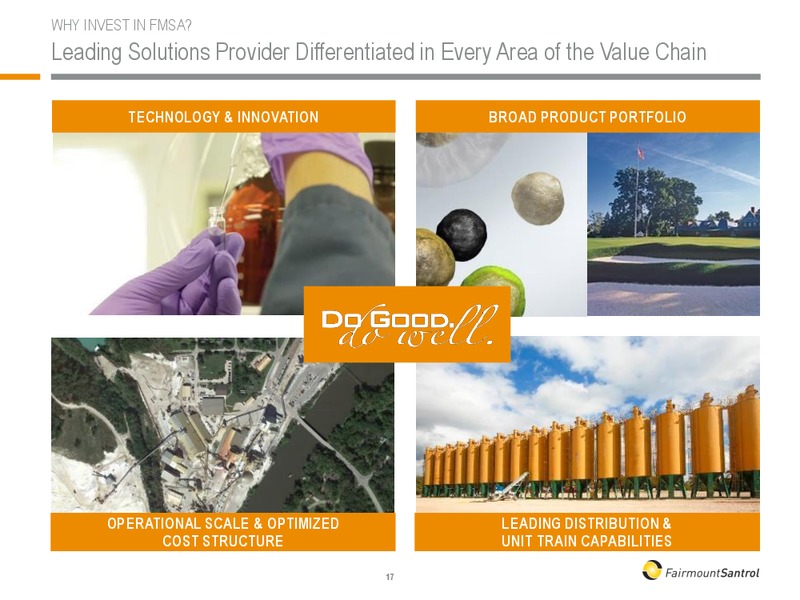 September 2016 Investor Presentation – Santrol – slide 17