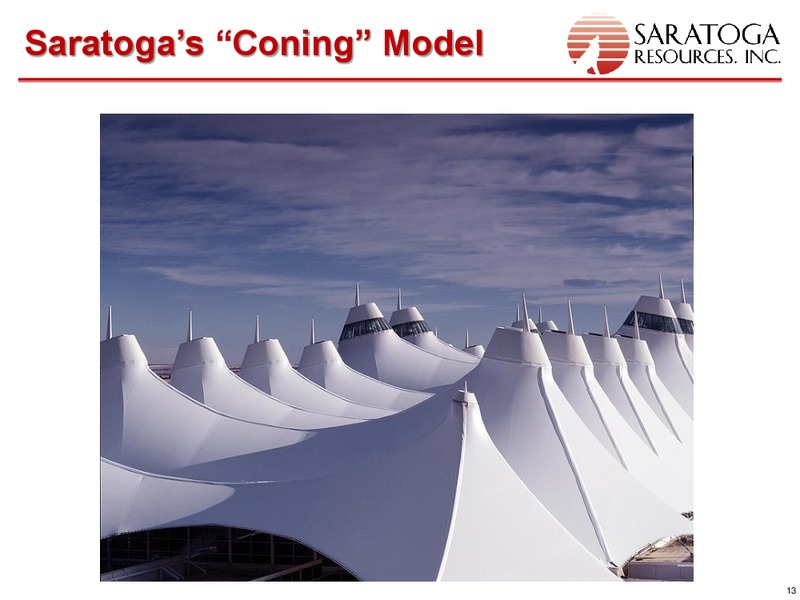 ENERCOM OIL AND SERVICES CONFERENCE – Saratoga Resources Inc. – slide 13