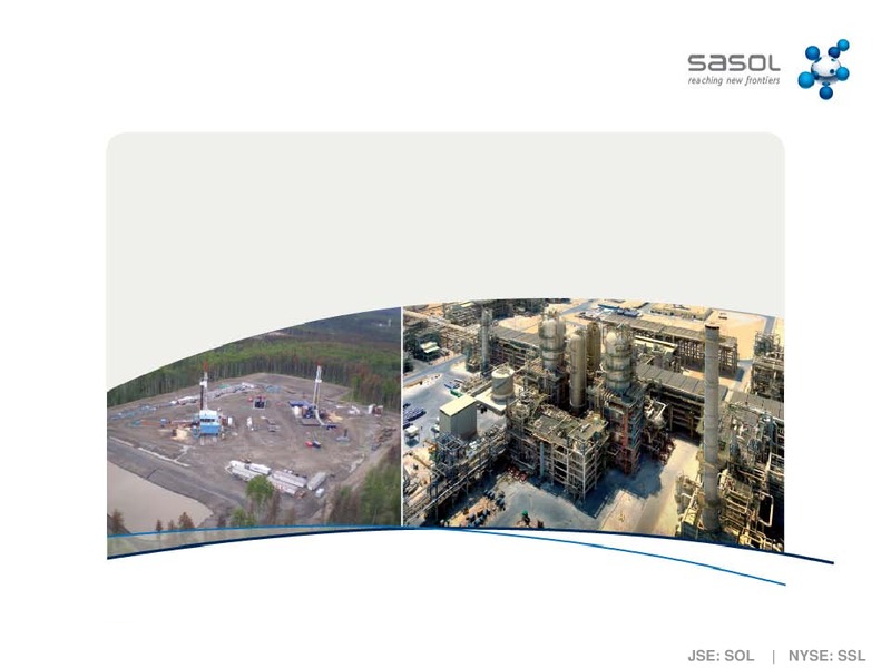 MARCH 2011 FINANCIAL RESULTS – Sasol Limited – slide 31