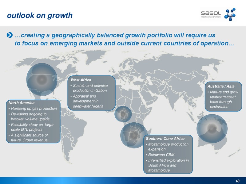 HOWARD WEIL ENERGY CONFERENCE – Sasol Limited – slide 17
