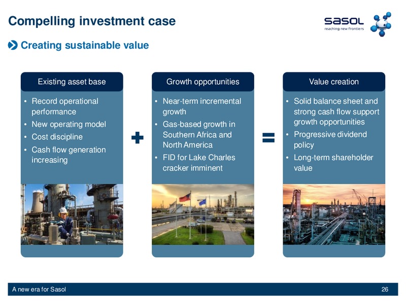 2014 EARNINGS CALL – Sasol Limited – slide 25