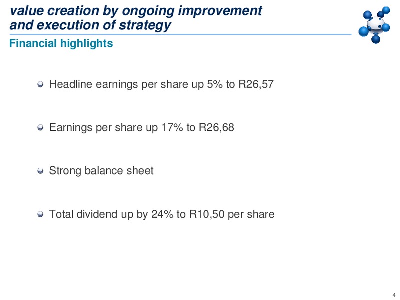 2010 EARNINGS CALL – Sasol Limited – slide 3
