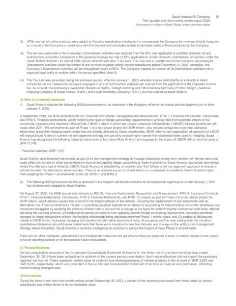 Q3 2020 Earnings Presentation – Saudi Aramco – slide 16