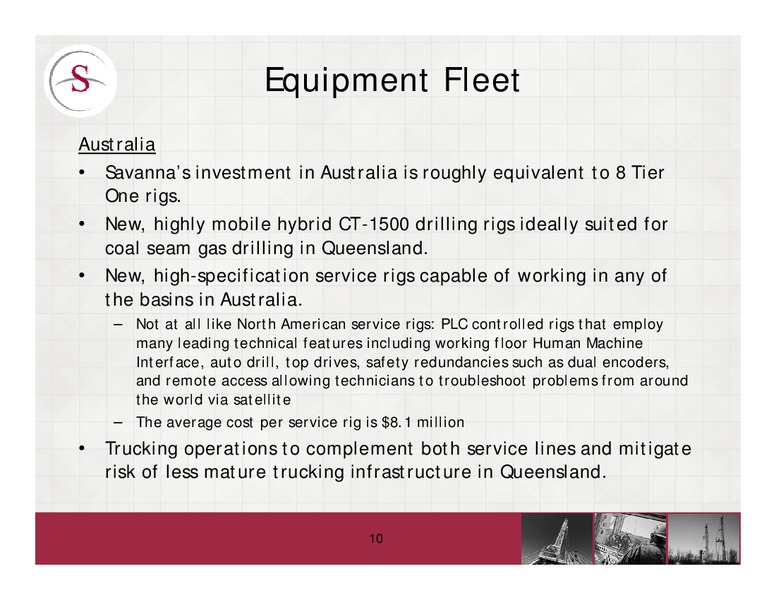 June 2016 Investor Presentation – Savanna Energy Services Corp. – slide 9