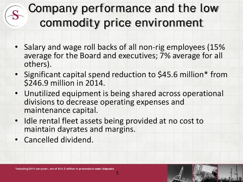 June 2015 Investor Presentation – Savanna Energy Services Corp. – slide 4