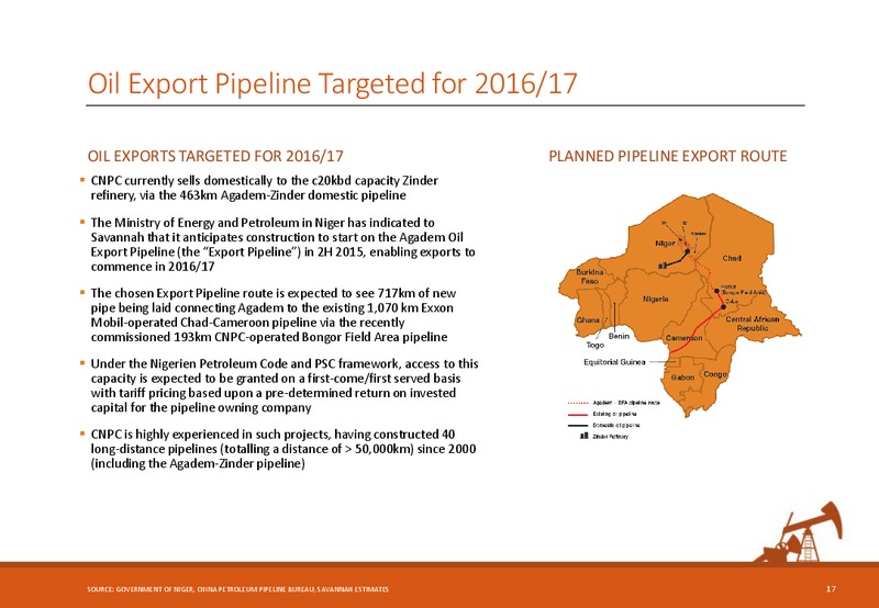 Corporate Presentation – Savannah Petroleum Plc – slide 16