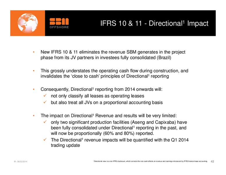 FULL YEAR 2013 PRESENTATION – Sbm Offshore – slide 41