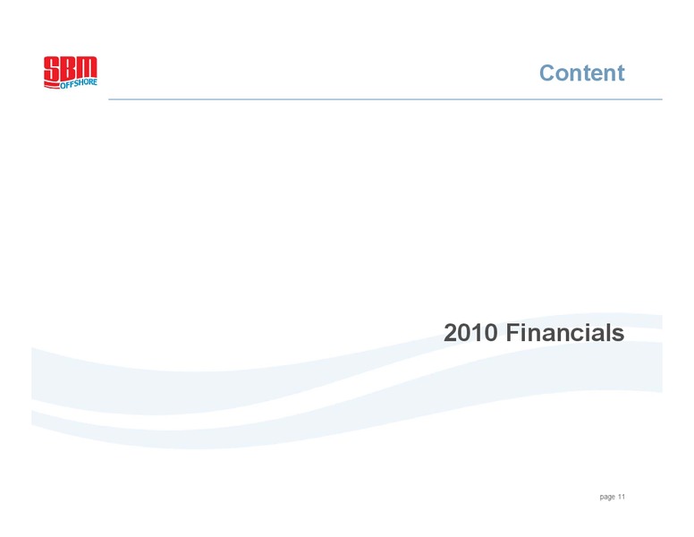 2010 FULL YEAR RESULTS – Sbm Offshore – slide 10