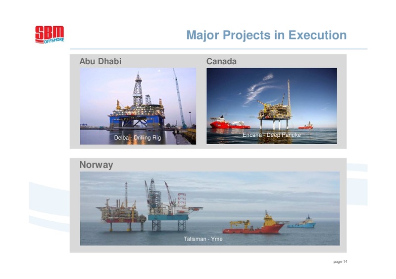 H1 2011 EARNINGS CALL – Sbm Offshore – slide 13