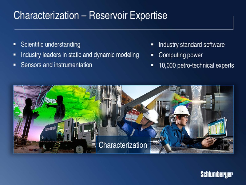 August 2015 Investor Presentation – Schlumberger Limited – slide 6