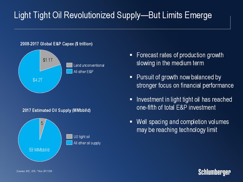 7th Annual Energy & Natural Resources Conference – Schlumberger Limited – slide 3