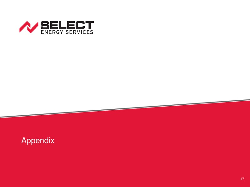 Credit Suisse 24th Annual Energy Summit – Select Energy Services – slide 16