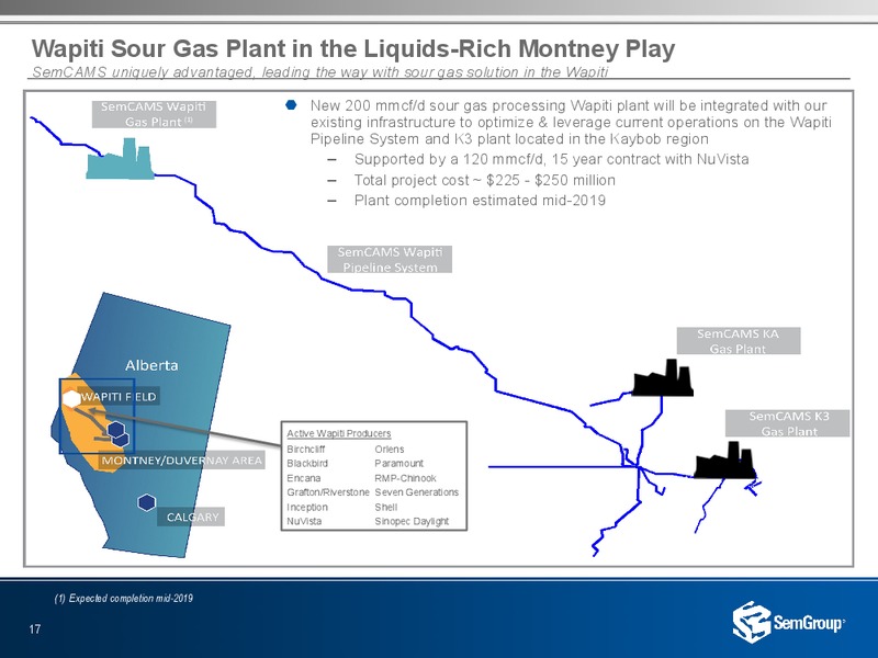 January 2017 Investor Presentation – Semgroup Corporation – slide 15