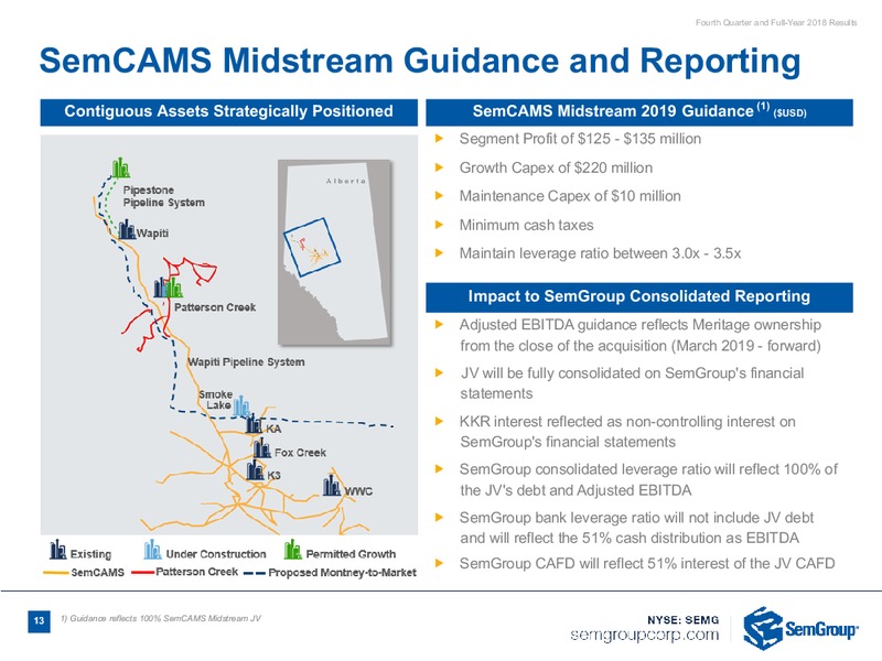 4Q and FY 2018 Results Earnings Conference Call Presentation – Semgroup Corporation – slide 11