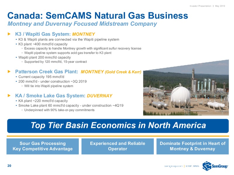 May 2019 Investor Presentation – Semgroup Corporation – slide 18