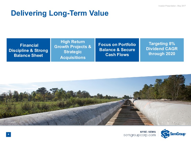 1Q 2017 Earnings Call – Semgroup Corporation – slide 2