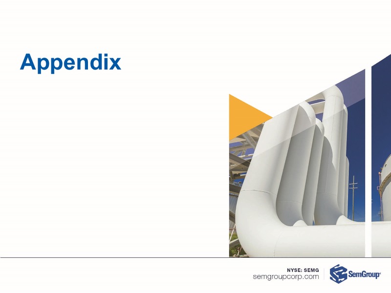 3Q 2018 Earnings – Semgroup Corporation – slide 8