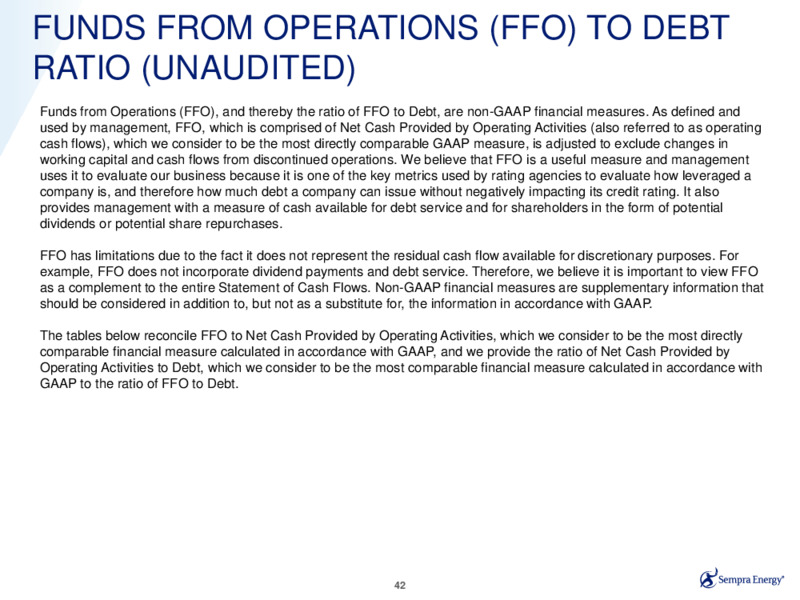 Fourth Quarter 2020 Earnings Presentation – Sempra Energy – slide 41