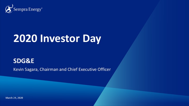 March 2020 Investor Presentation – Sempra Energy – slide 20