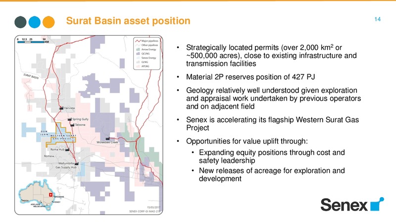 International Non Deal Roadshow Presentation – Senex Energy Ltd. – slide 13