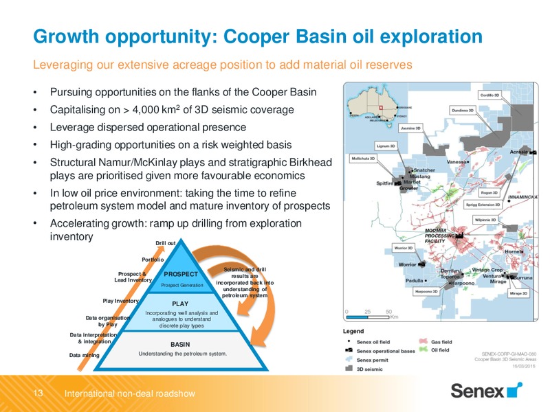 International Non Deal Roadshow – Senex Energy Ltd. – slide 13