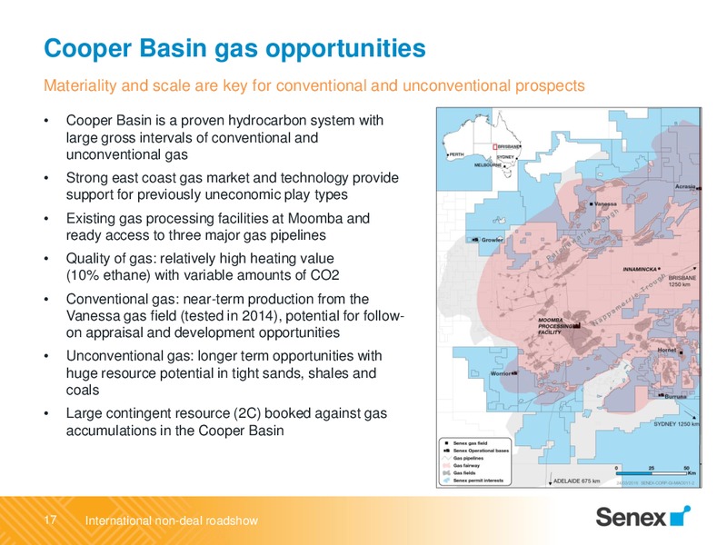 International Non Deal Roadshow – Senex Energy Ltd. – slide 17