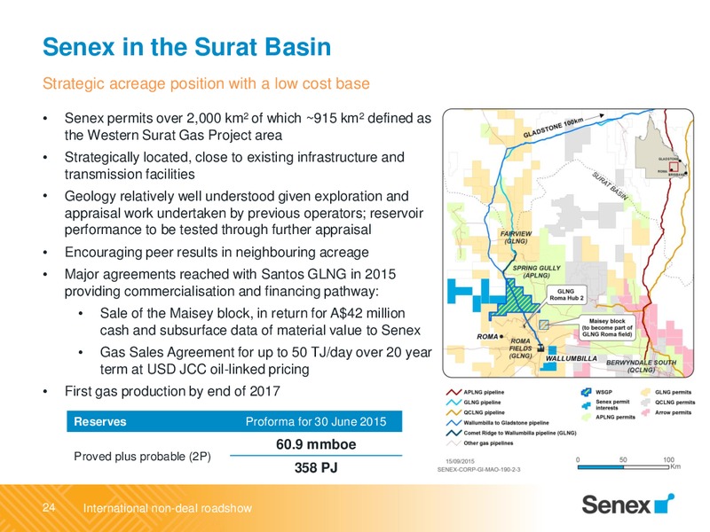 International Non Deal Roadshow – Senex Energy Ltd. – slide 24