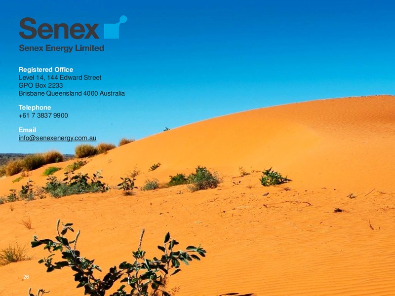 Deutsche Bank ADR Virtual Investor Conference – Senex Energy Ltd. – slide 25