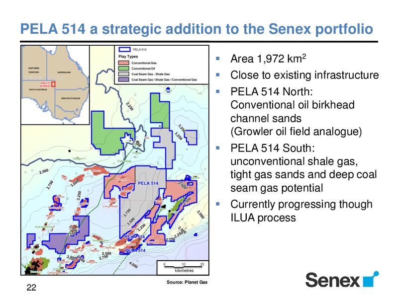 Shale Gas World Australia – Senex Energy Ltd. – slide 21
