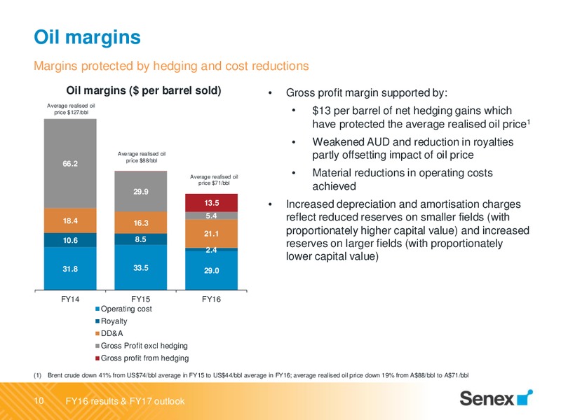 FY 2016 and FY 2017 Outlook – Senex Energy Ltd. – slide 10