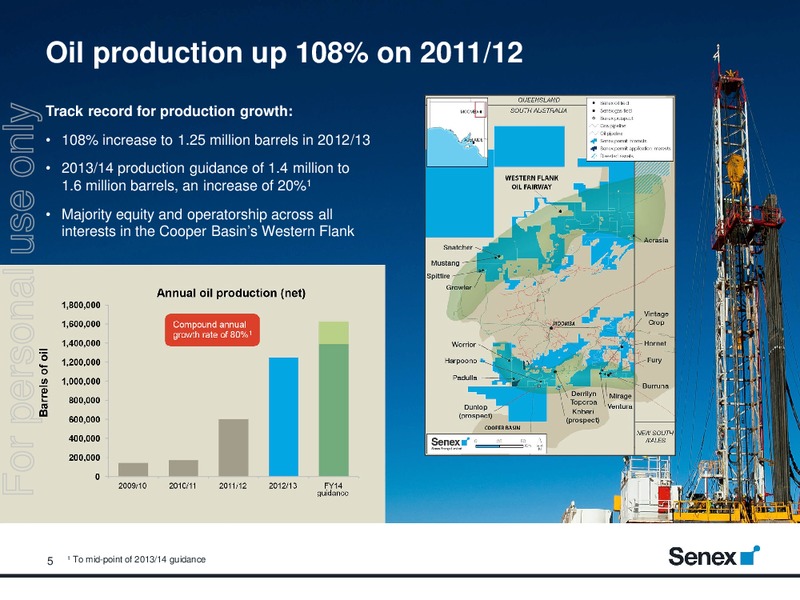 2012 Earnings Call – Senex Energy Ltd. – slide 4