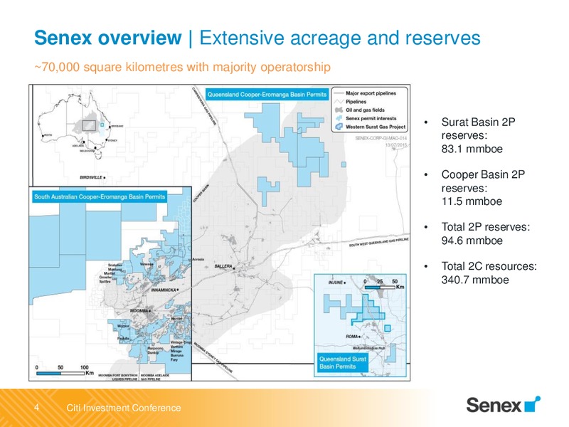 Citi Annual Australian and New Zealand Investment Conference – Senex Energy Ltd. – slide 4