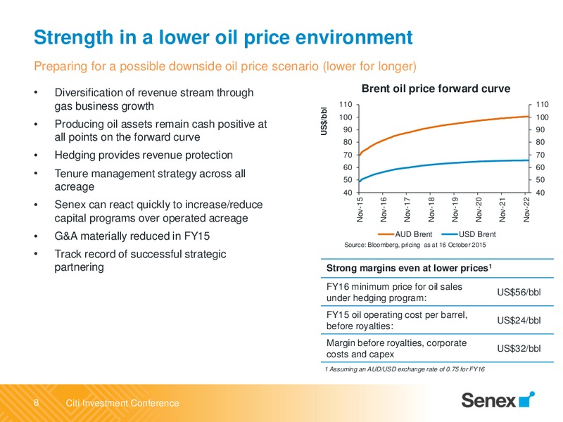 Citi Annual Australian and New Zealand Investment Conference – Senex Energy Ltd. – slide 8