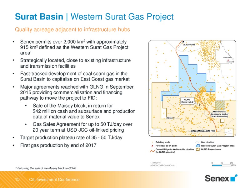 Citi Annual Australian and New Zealand Investment Conference – Senex Energy Ltd. – slide 15