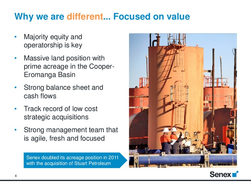 Citi 5th Annual Australian Investment Conference – Senex Energy Ltd. – slide 3