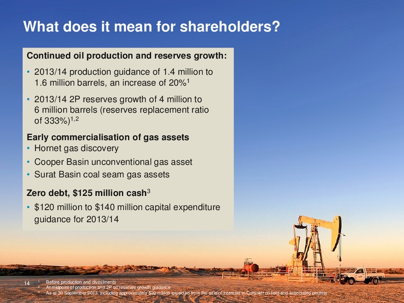 Citi 5th Annual Australian Investment Conference – Senex Energy Ltd. – slide 13