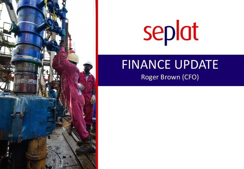 2014 Earnings Call – Seplat Petroleum Development Company – slide 20