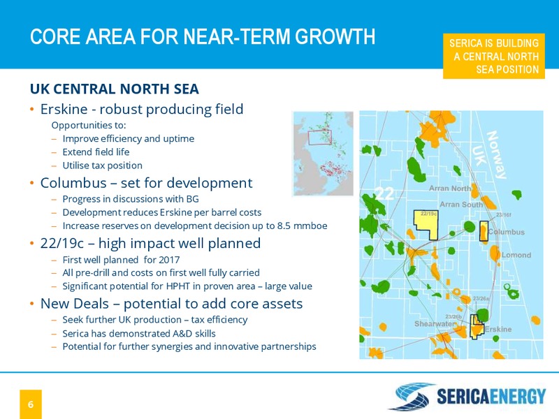 JUNE 2015 INVESTOR PRESENTATION – Serica Energy Plc – slide 5