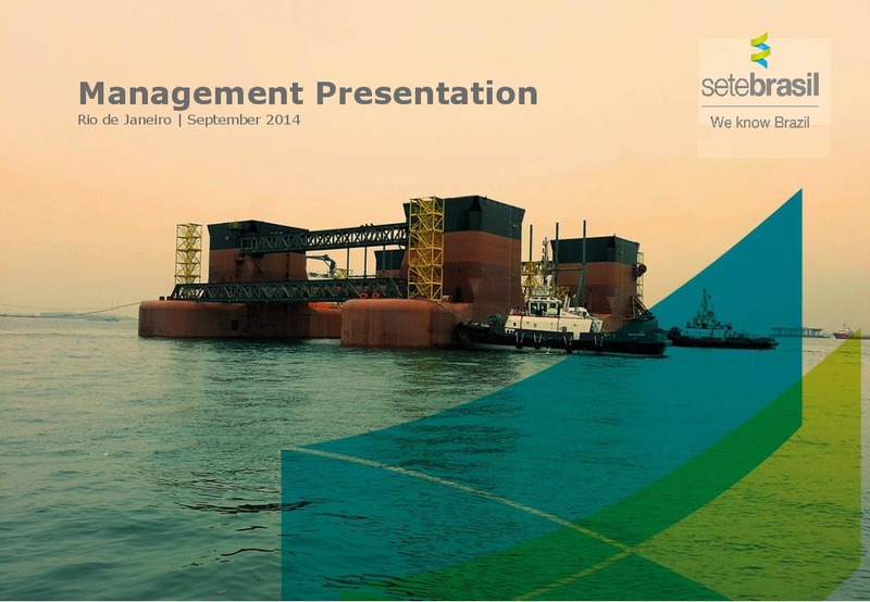 Management Presentation – Setebrasil – slide 1