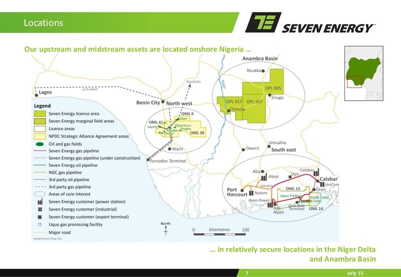 JUNE 2015 INVESTOR PRESENTATION – Seven Energy International Limited – slide 6