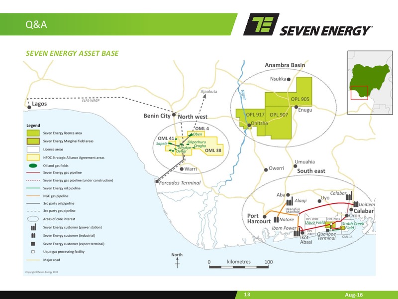 H1 2016 Results – Seven Energy International Limited – slide 12