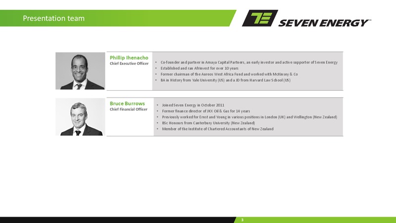 Q3 2014 Results – Seven Energy International Limited – slide 2