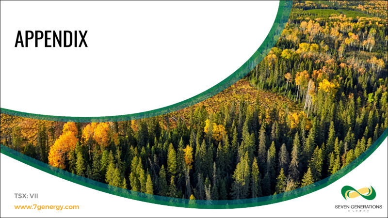 Corporate Presentation   January 2021 – Seven Generations Energy Ltd – slide 12