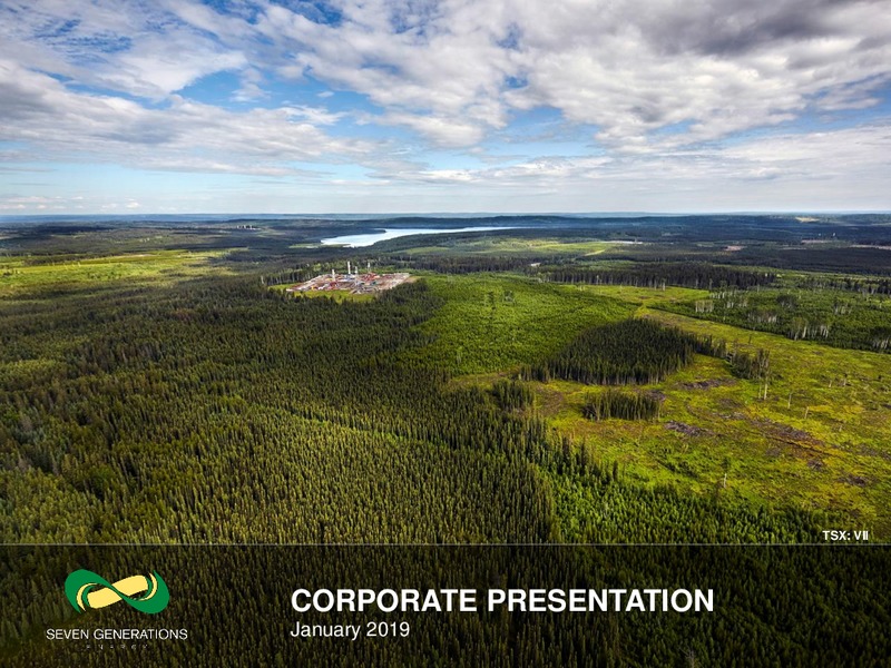 January 2019 Corporate Presentation – Seven Generations Energy Ltd – slide 1