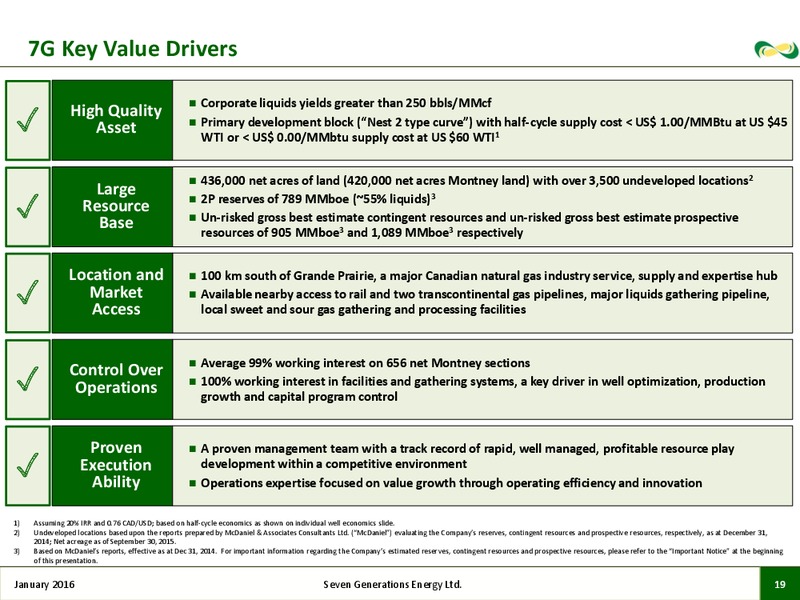January 2016 Corporate Presentation Update – Seven Generations Energy Ltd – slide 17