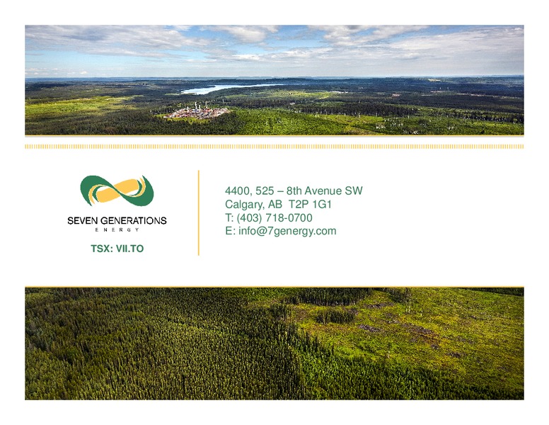 June 2017 Investor Presentation – Seven Generations Energy Ltd – slide 30