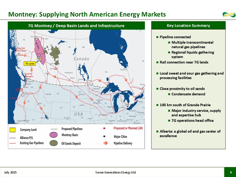 JULY 2015 CORPORATE PRESENTATION – Seven Generations Energy Ltd – slide 7